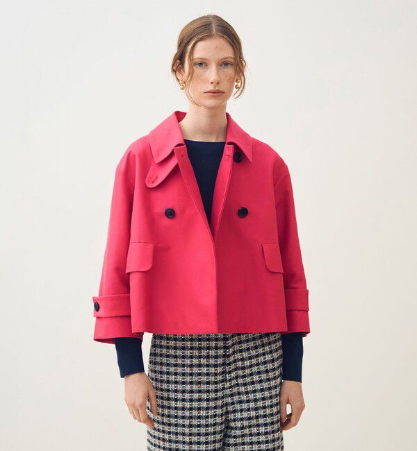 TOMORROWLAND collection「コットンシルクグログラン トラペーズジャケット」|その他|