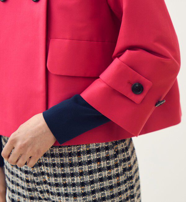 TOMORROWLAND collection「コットンシルクグログラン トラペーズジャケット」|その他|