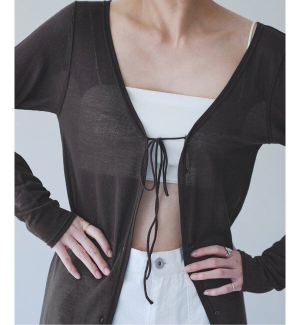 EMILYWEEK「2WAY シアーカーディガン」|カーディガン|