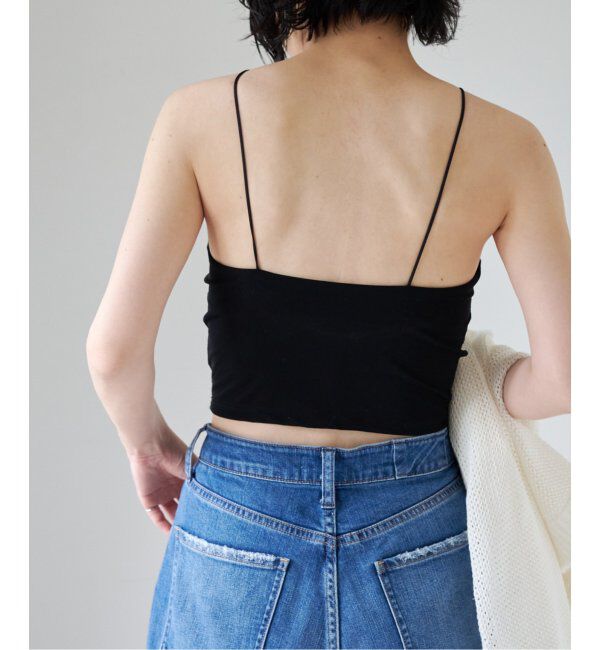 EMILYWEEK「EMILY WEEK&times;FRAMeWORK Vラインクロップドブラキャミソール」|インナー|