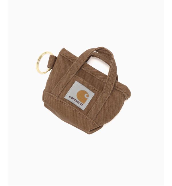 JOINT WORKS「CARHARTT WIP / カーハート ダブリューアイピー MINI TOTE BAG KEYCHAIN」|キーケース|ブラウン
