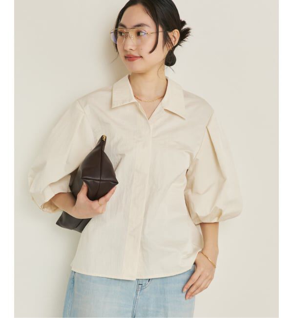Plage「Tuck Sleeves シャツ」|シャツ・ブラウス|