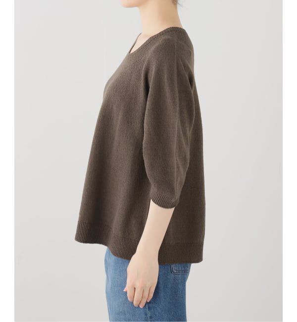 Plage「ギャザースリーブ テントライン プルオーバー」|ニット・セーター|
