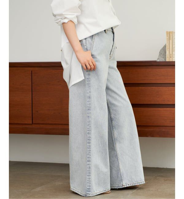 Plage「《追加予約》R&rsquo;IAM straight WIDE デニム」|デニム|