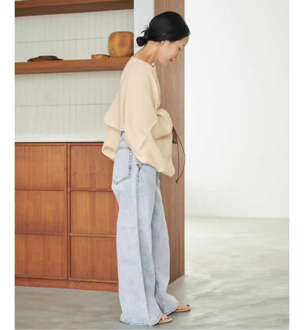 Plage「《追加予約》R&rsquo;IAM straight WIDE デニム」|デニム|