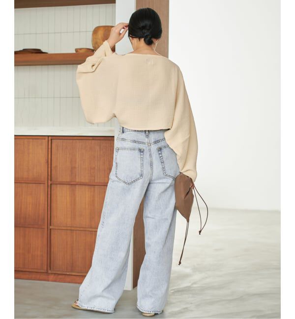 Plage「《追加予約》R&rsquo;IAM straight WIDE デニム」|デニム|