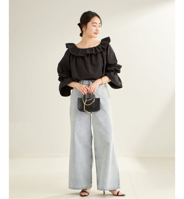 Plage「《追加予約》R&rsquo;IAM straight WIDE デニム」|デニム|