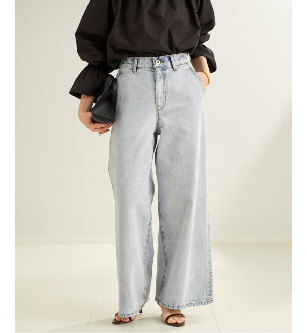 Plage「《追加予約》R&rsquo;IAM straight WIDE デニム」|デニム|