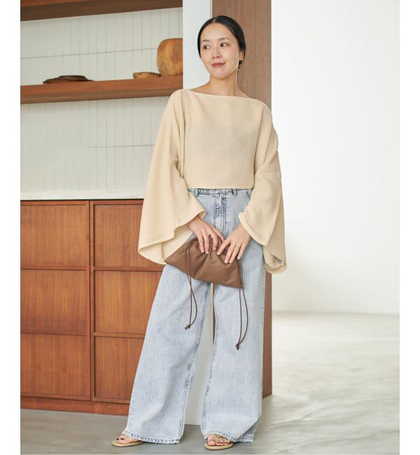 Plage「《追加予約》R&rsquo;IAM straight WIDE デニム」|デニム|