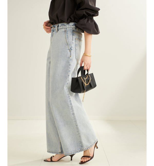 Plage「《追加予約》R&rsquo;IAM straight WIDE デニム」|デニム|