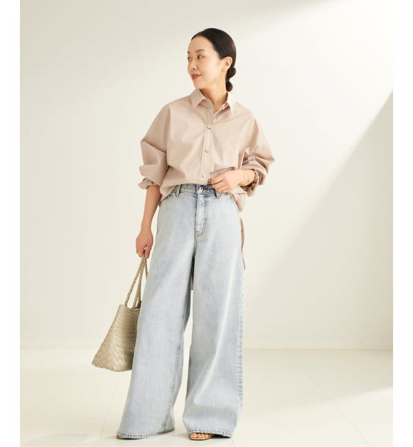 Plage「《追加予約》R&rsquo;IAM straight WIDE デニム」|デニム|