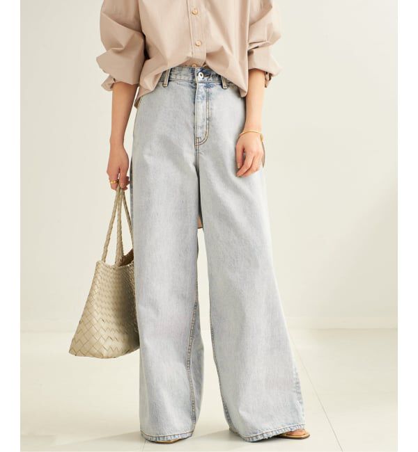 Plage「《追加予約》R&rsquo;IAM straight WIDE デニム」|デニム|