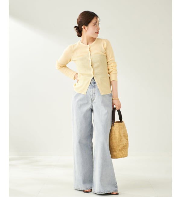 Plage「《追加予約》R&rsquo;IAM straight WIDE デニム」|デニム|