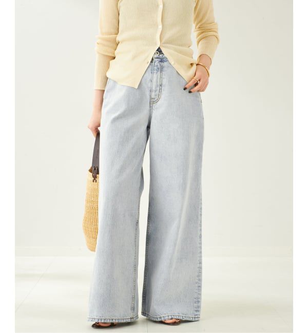 Plage「《追加予約》R&rsquo;IAM straight WIDE デニム」|デニム|