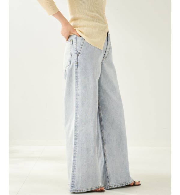 Plage「《追加予約》R&rsquo;IAM straight WIDE デニム」|デニム|