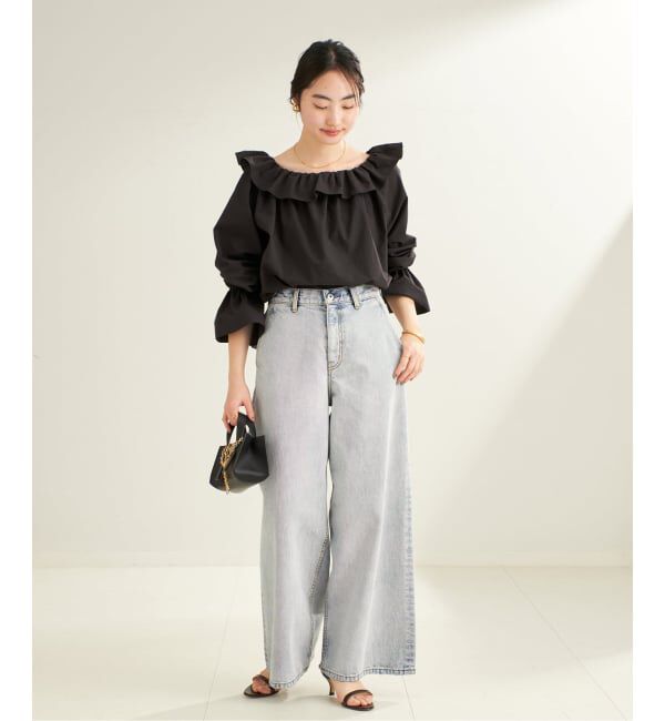 Plage「《追加予約》R&rsquo;IAM straight WIDE デニム」|デニム|