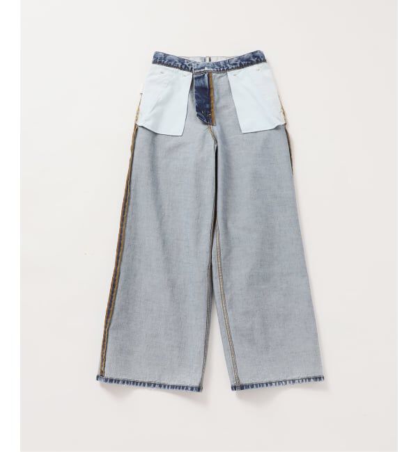 Plage「《追加予約》R&rsquo;IAM straight WIDE デニム」|デニム|