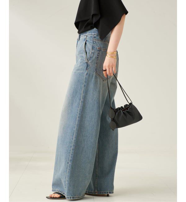 Plage「《追加予約》R&rsquo;IAM straight WIDE デニム」|デニム|