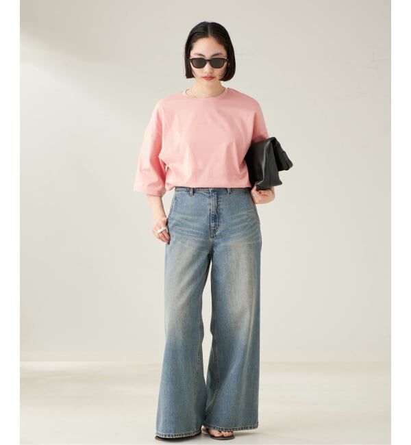 Plage「《追加予約》R&rsquo;IAM straight WIDE デニム」|デニム|