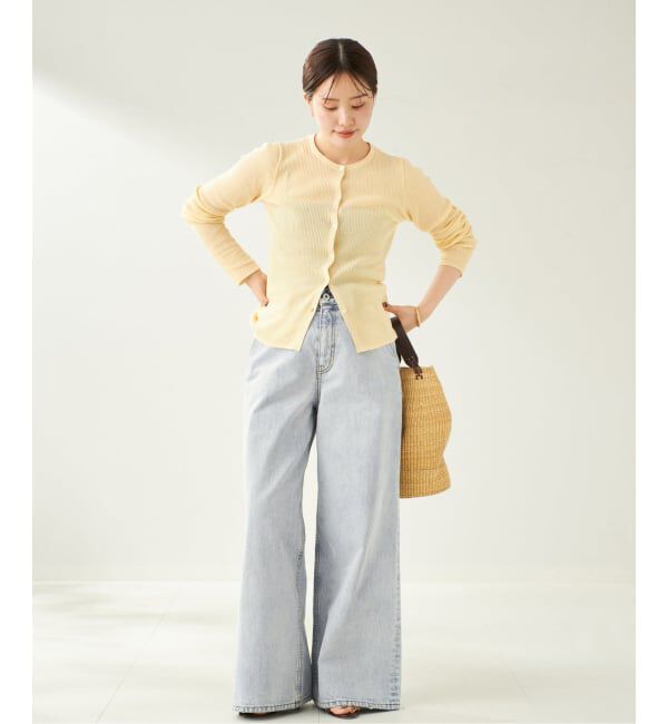 Plage「《追加予約》R&rsquo;IAM straight WIDE デニム」|デニム|