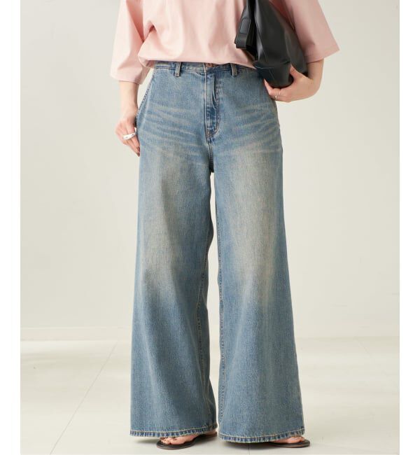 Plage「《追加予約》R&rsquo;IAM straight WIDE デニム」|デニム|