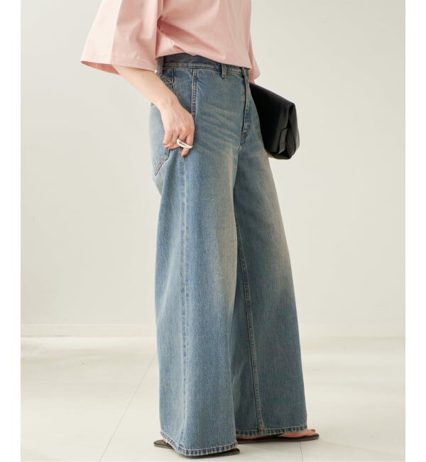 Plage「《追加予約》R&rsquo;IAM straight WIDE デニム」|デニム|