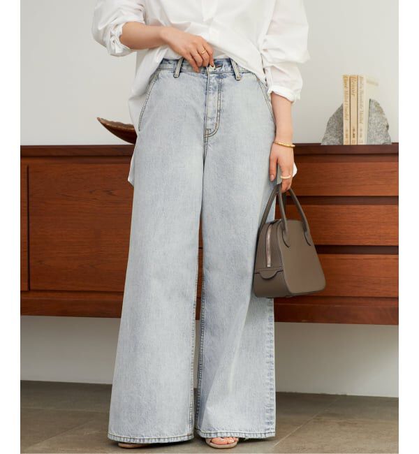 Plage「《追加予約》R&rsquo;IAM straight WIDE デニム」|デニム|