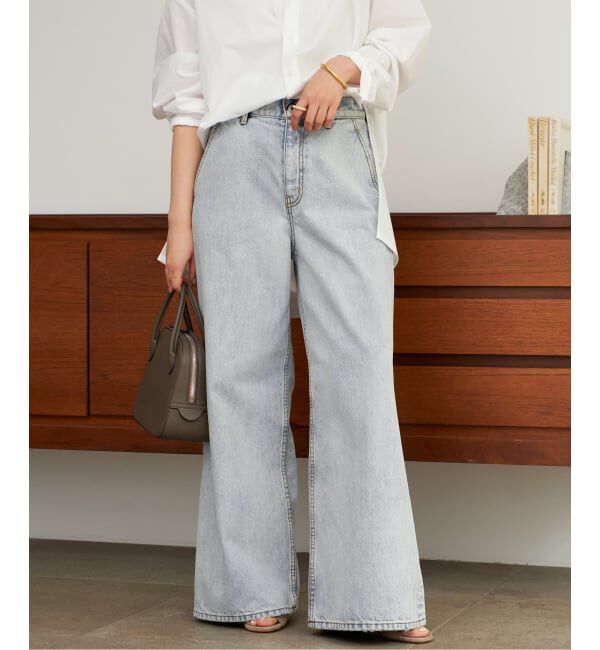 Plage「《追加予約》R&rsquo;IAM straight WIDE デニム」|デニム|