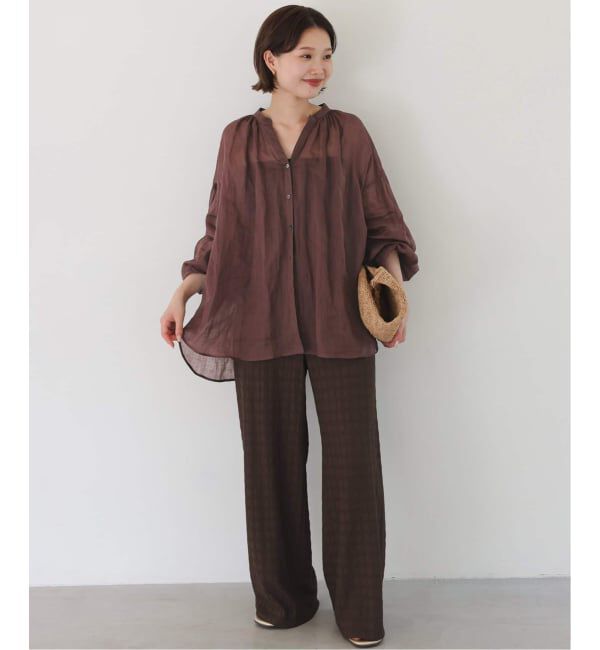 SLOBE IENA「《追加》ラミースキッパーシャツ」|シャツ・ブラウス|