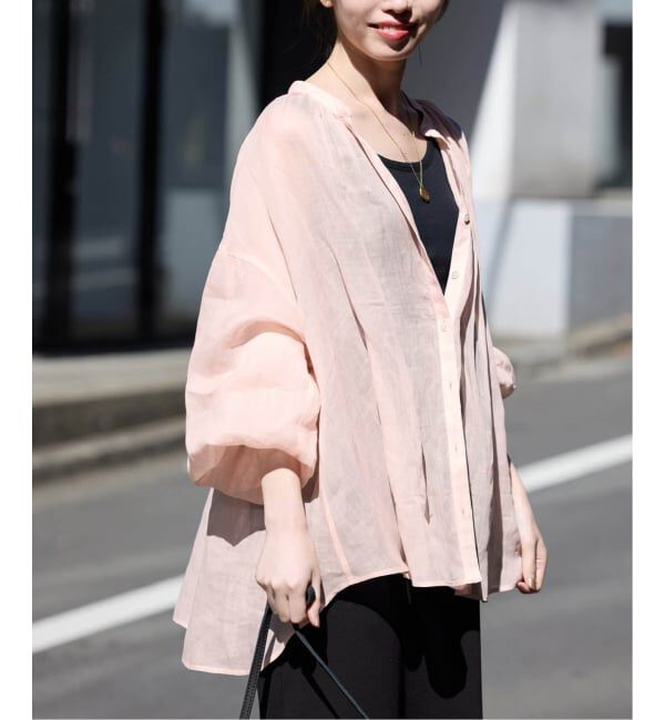 SLOBE IENA「《追加》ラミースキッパーシャツ」|シャツ・ブラウス|