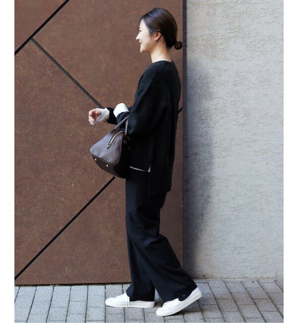 SLOBE IENA「《3サイズ展開/WEB限定/追加》ウール混ドロストイージースラックス」|スラックス|