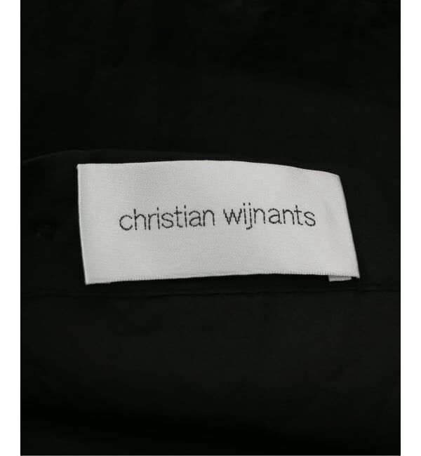 IENA LA BOUCLE「CHRISTIAN WIJNANTS/クリスチャンワイナンツ CW TAPULO ブラウス 8612BLACK」|シャツ・ブラウス|