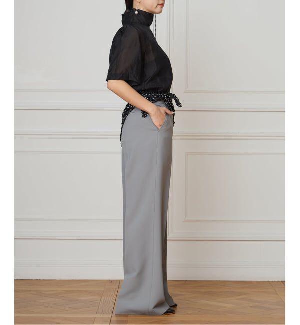 IENA LA BOUCLE「CHRISTIAN WIJNANTS/クリスチャンワイナンツ CW TAPULO ブラウス 8612BLACK」|シャツ・ブラウス|