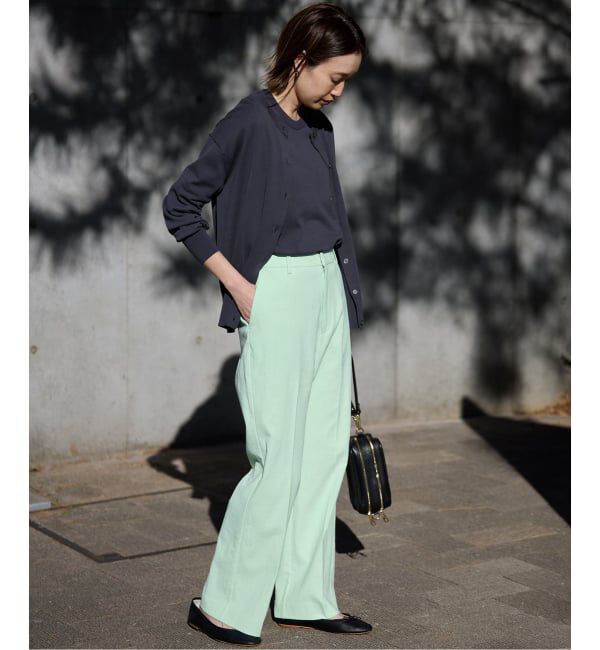 SLOBE IENA「《WEBのみ4サイズ展開/シリーズあり》リネンmixストレッチパンツ」|その他|