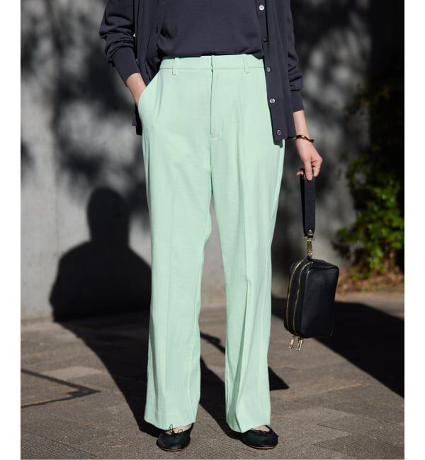 SLOBE IENA「《WEBのみ4サイズ展開/シリーズあり》リネンmixストレッチパンツ」|その他|