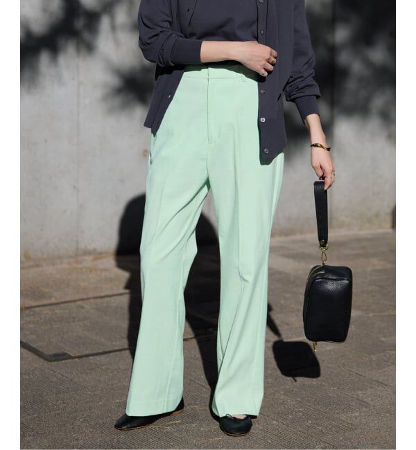 SLOBE IENA「《WEBのみ4サイズ展開/シリーズあり》リネンmixストレッチパンツ」|その他|