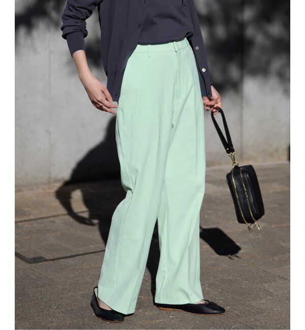 SLOBE IENA「《WEBのみ4サイズ展開/シリーズあり》リネンmixストレッチパンツ」|その他|