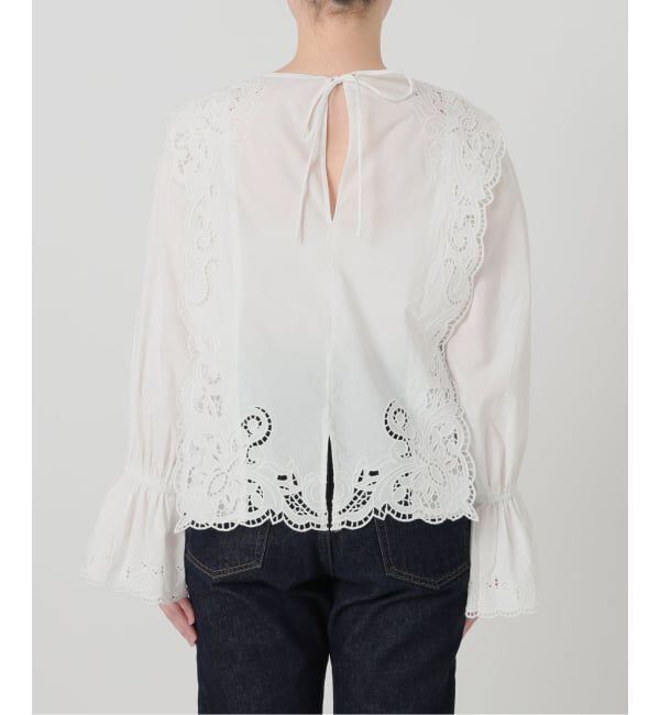 SLOBE IENA「カットワークブラウス」|シャツ・ブラウス|