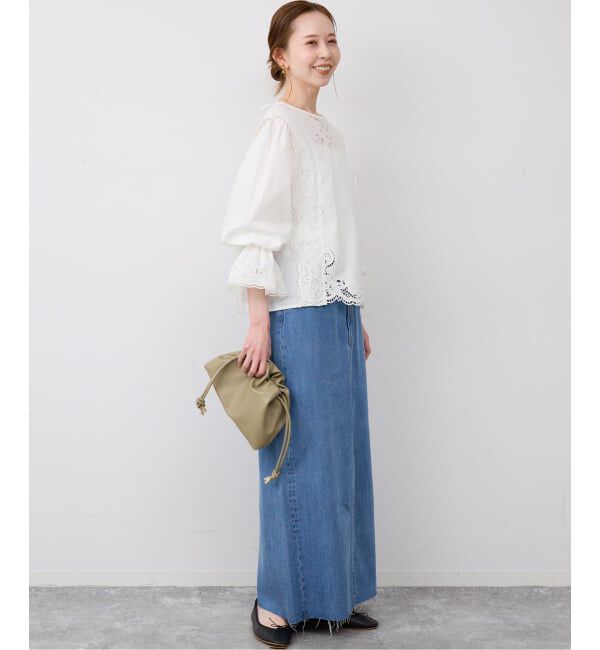 SLOBE IENA「カットワークブラウス」|シャツ・ブラウス|