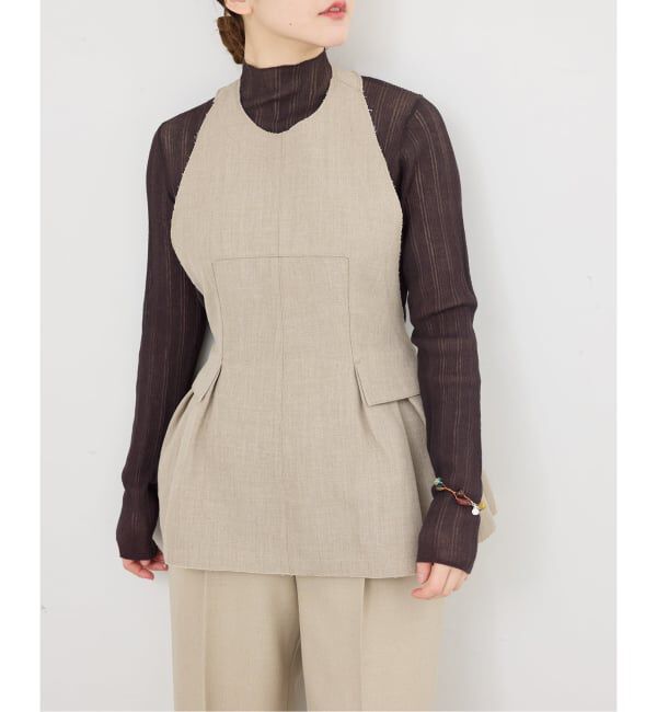 IENA「venit/ヴェニット LINEN BL ブラウス VEG5615A」|シャツ・ブラウス|