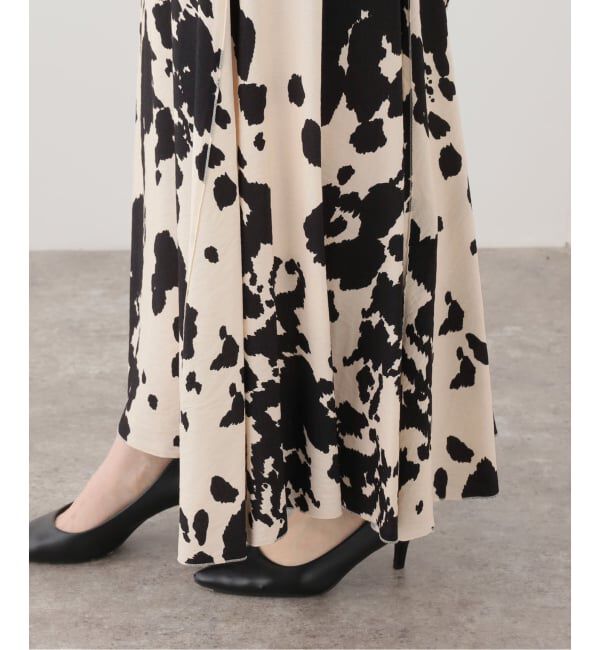 VERMEIL par iena「プリントマキシフレア」|スカート|