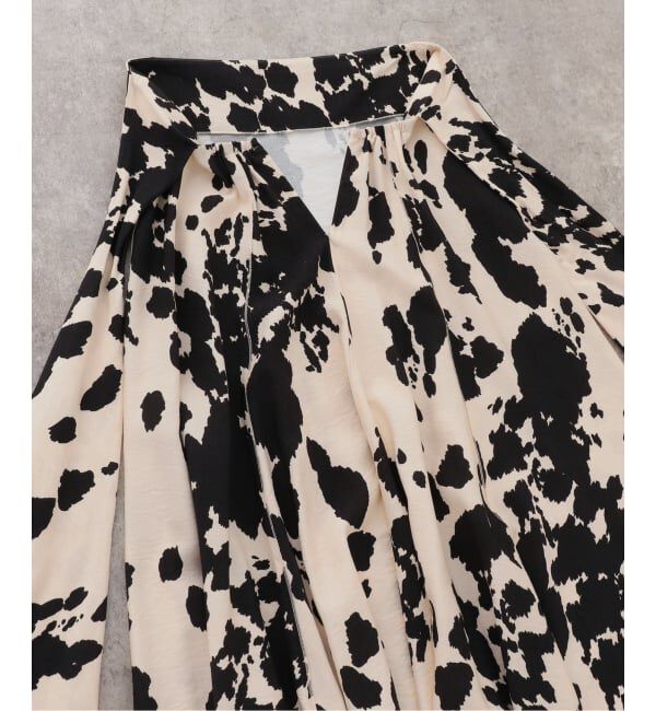 VERMEIL par iena「プリントマキシフレア」|スカート|