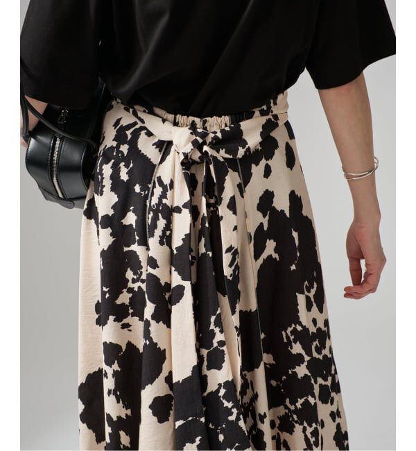 VERMEIL par iena「プリントマキシフレア」|スカート|