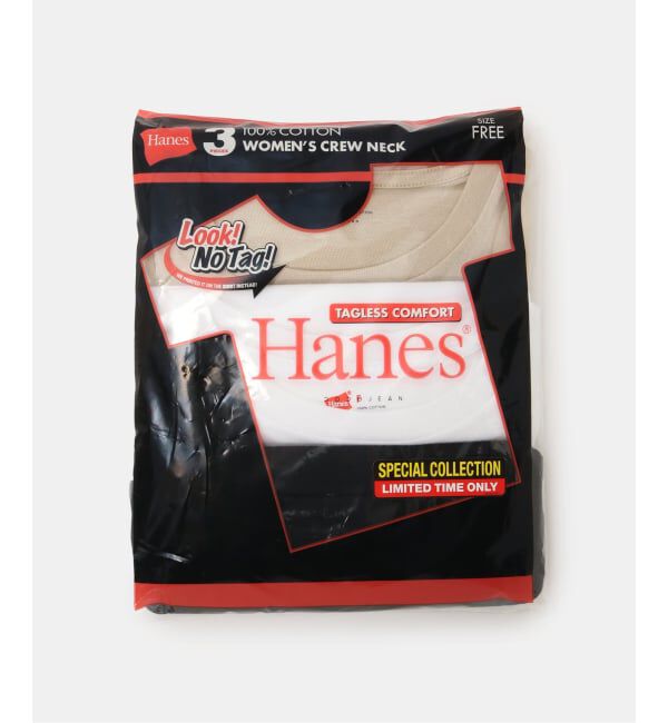 SLOBE IENA「《3枚セット》Hanes/ヘインズ DODOJEAN 3PクルーネックTシャツ」|Tシャツ・カットソー|