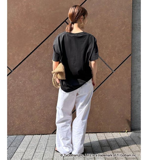 SLOBE IENA「《WEB限定/追加2予約》GOOD ROCK SPEED SLOBE別注 LIFE PC PHOTO TEE1」|Tシャツ・カットソー|