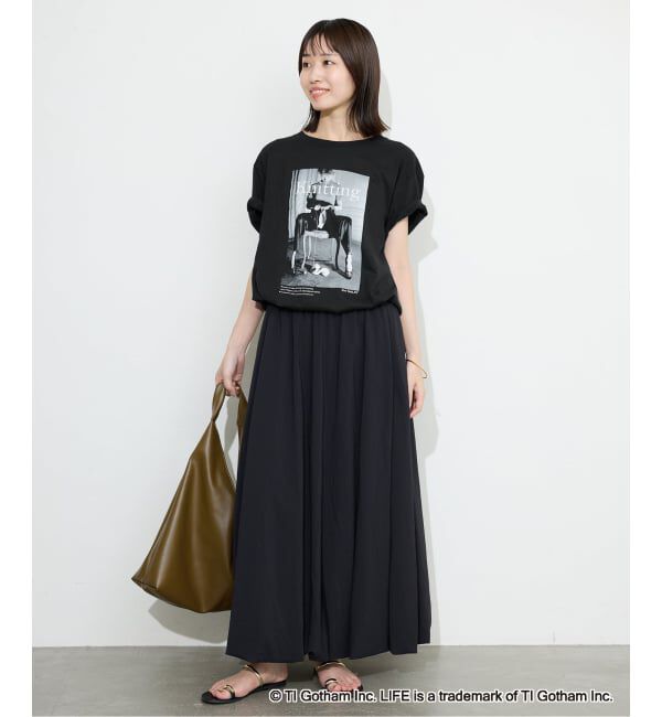 SLOBE IENA「《WEB限定/追加2予約》GOOD ROCK SPEED SLOBE別注 LIFE PC PHOTO TEE1」|Tシャツ・カットソー|