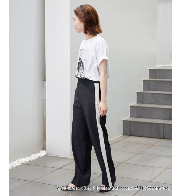 SLOBE IENA「《WEB限定/追加2予約》GOOD ROCK SPEED SLOBE別注 LIFE PC PHOTO TEE1」|Tシャツ・カットソー|