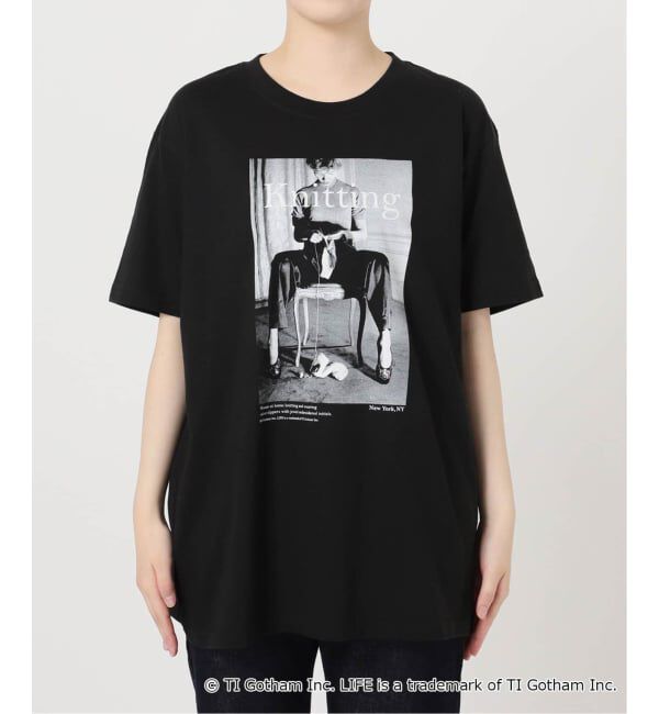 SLOBE IENA「《WEB限定/追加2予約》GOOD ROCK SPEED SLOBE別注 LIFE PC PHOTO TEE1」|Tシャツ・カットソー|