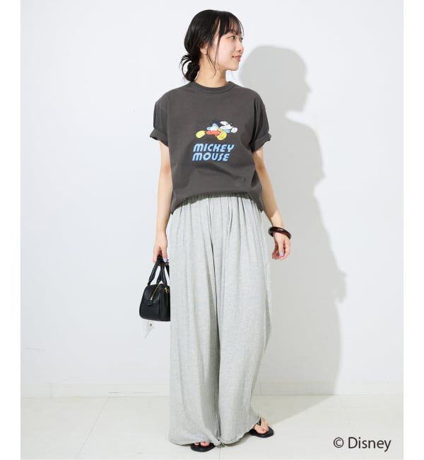 SLOBE IENA「《追加予約》Champion/チャンピオン SLOBE別注 /Mickey/Donald/ Tシャツ」|Tシャツ・カットソー|