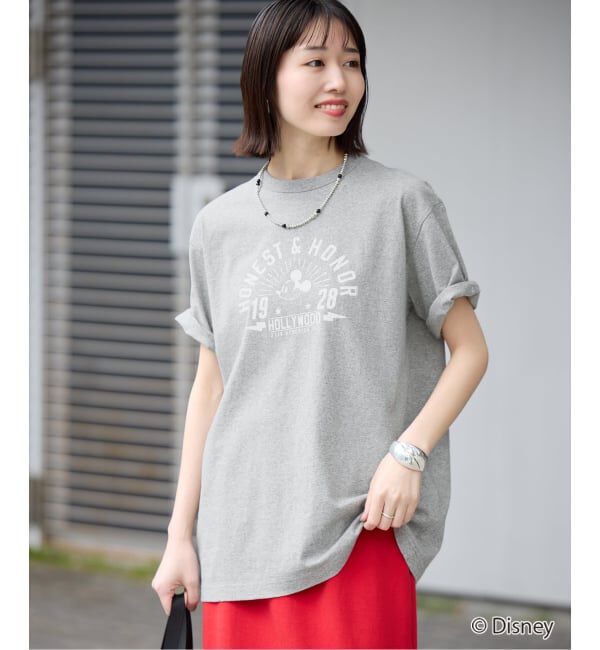 SLOBE IENA「《追加予約》Champion/チャンピオン SLOBE別注 /Mickey/Donald/ Tシャツ」|Tシャツ・カットソー|
